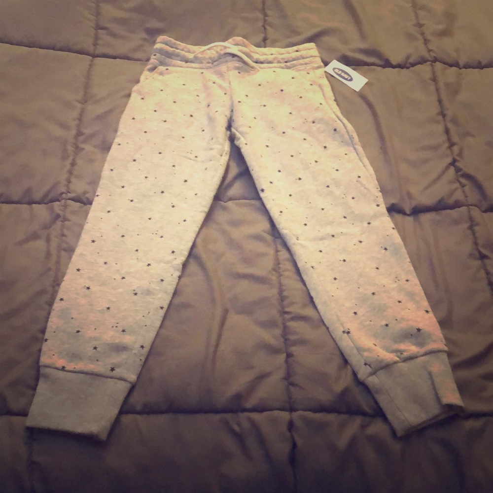 Old Navy kids grey drawstring sweatpants S (617)
